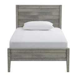 Rustic Gray Pine Panel Twin Bed Frame-Kirkland's Home Best Sale