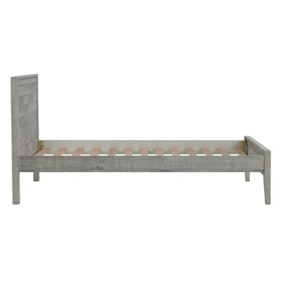 Rustic Gray Pine Panel Twin Bed Frame-Kirkland's Home Best Sale