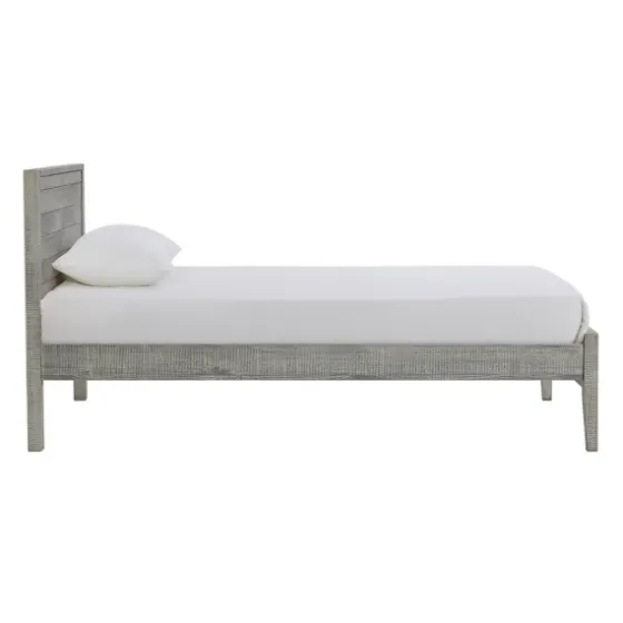 Rustic Gray Pine Panel Twin Bed Frame-Kirkland's Home Best Sale