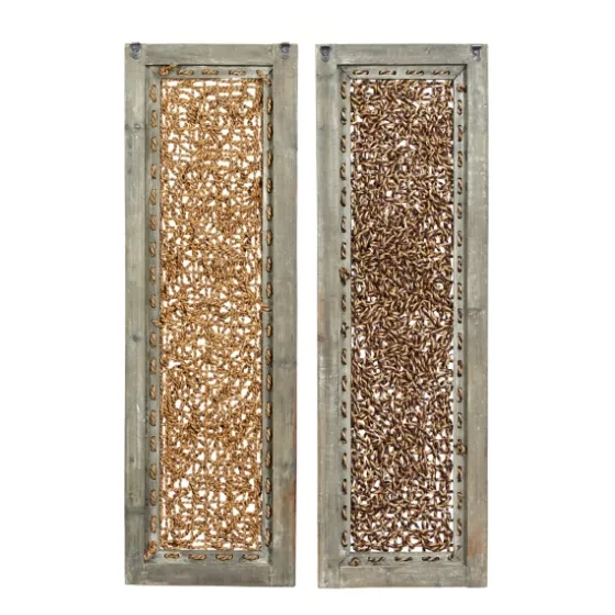 Rustic Knotted Seagrass 2-Pc. Panel Wall Art-Kirkland's Home Hot