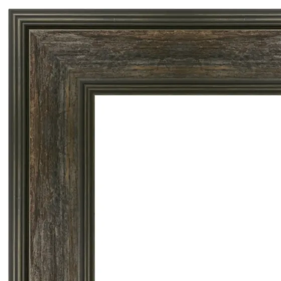 Rustic Rail Charred Framed Mirror, 30X66 In.-Kirkland's Home Sale
