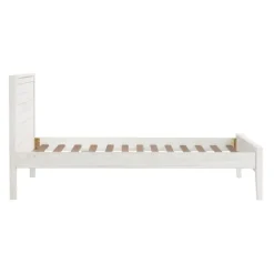 Rustic White Pine Panel Twin Bed Frame-Kirkland's Home Fashion
