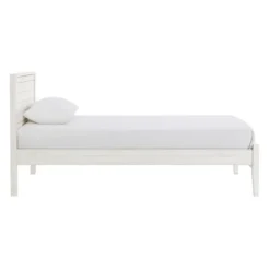 Rustic White Pine Panel Twin Bed Frame-Kirkland's Home Fashion