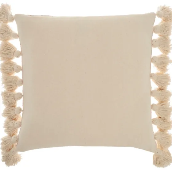 Sage And Ivory Striped Tassel Pillow-Kirkland's Home Hot