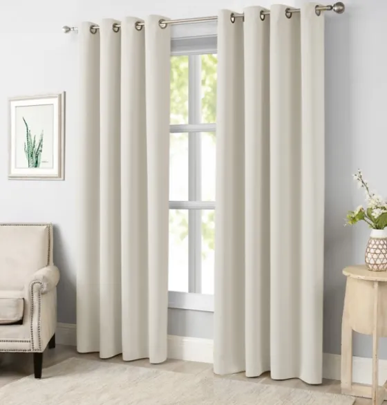 Sandy Beige Blackout Curtain Panel Set, 96 In.-Kirkland's Home Cheap