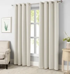 Sandy Beige Blackout Curtain Panel Set, 84 In.-Kirkland's Home Clearance
