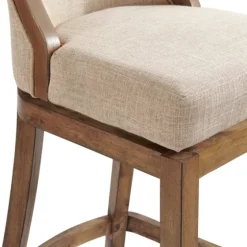 Sandy Beige Swivel 2-Pc. Square Bar Stool Set-Kirkland's Home Flash Sale