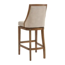 Sandy Beige Swivel Square Bar Stool-Kirkland's Home Cheap