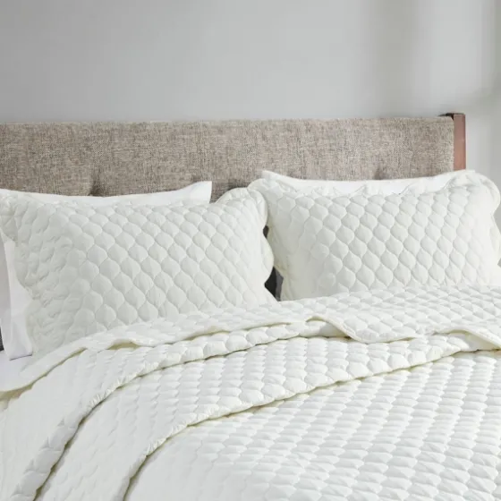 Scalloped Crinkle 3-Pc. Cali King Quilt Set-Kirkland's Home Online