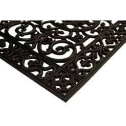 Scroll Border Rubber Doormat, 36X24-Kirkland's Home Shop