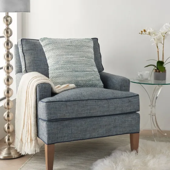 Seafoam Ribbon Loops Pillow-Kirkland's Home Flash Sale