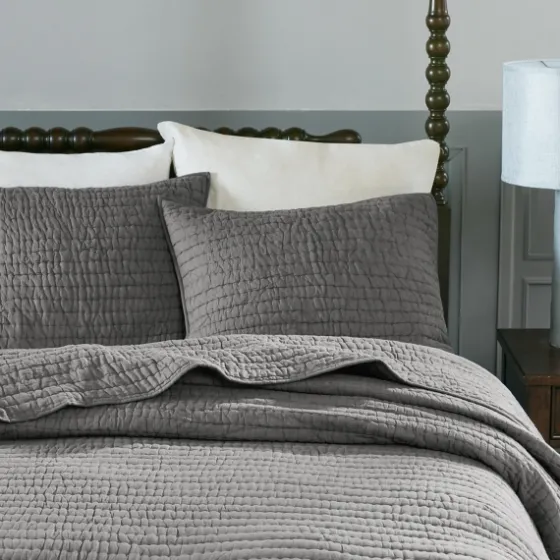 Serene Quilted 3-Pc. King Coverlet Set-Kirkland's Home Shop