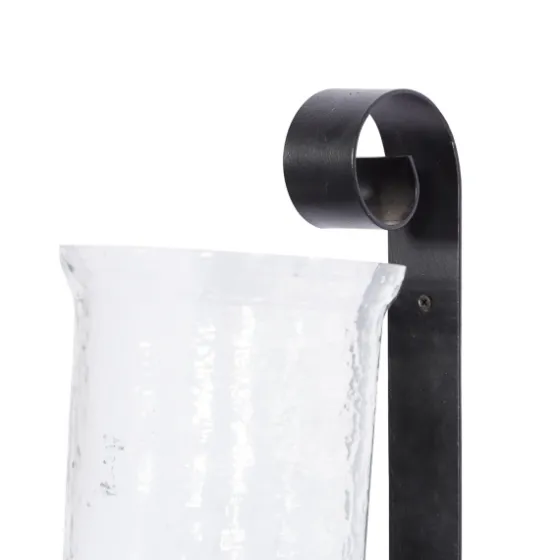 Shayne Black Iron Scroll Sconce-Kirkland's Home Shop