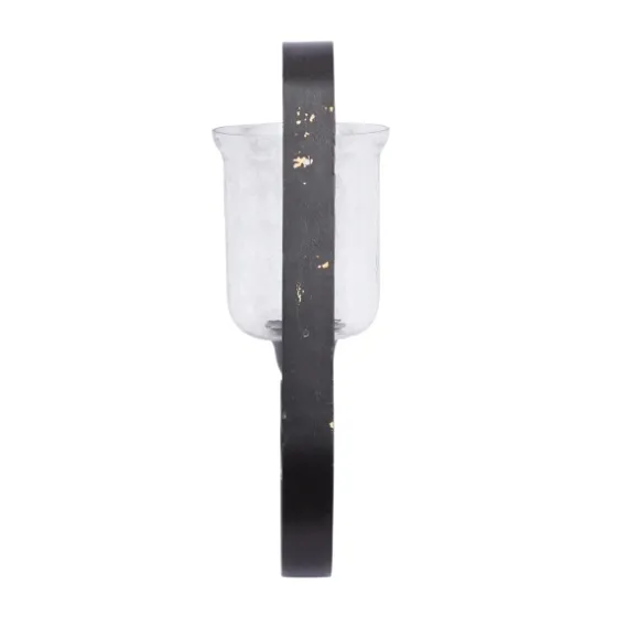 Shayne Black Iron Scroll Sconce-Kirkland's Home Shop