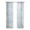 Sheer Blue Botanical Curtain Panel Set, 84 In.-Kirkland's Home Cheap