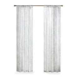 Sheer Botanical Curtain Panel Set, 95 In.-Kirkland's Home Cheap