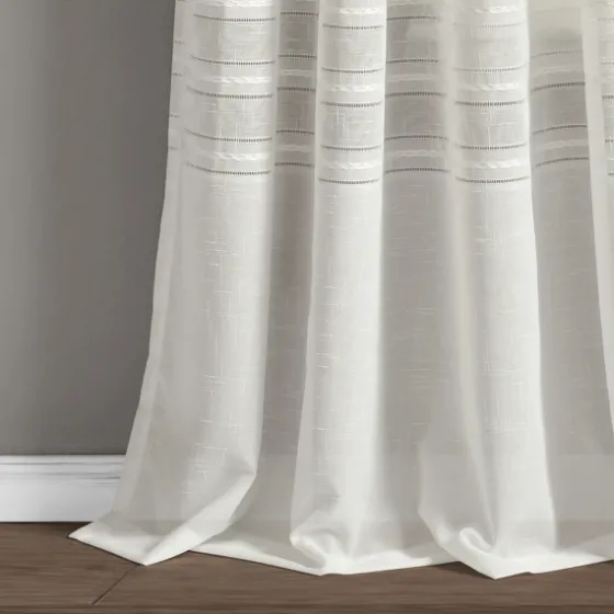 Sheer Grommet Curtain Panel Set, 84 In.-Kirkland's Home Flash Sale