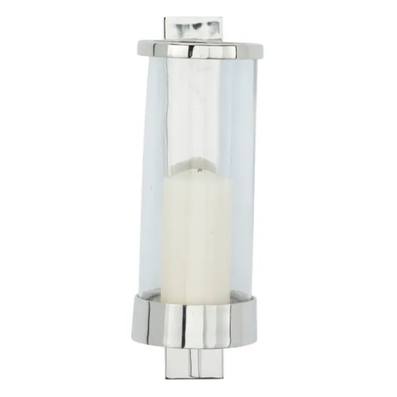 Silver Assymetrical Modern Sconce-Kirkland's Home Best