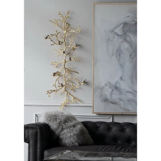 Silver Branches And Birds Metal Wall Plaque-Kirkland's Home Outlet