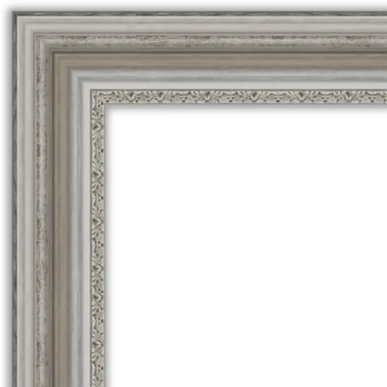 Silver Patina Scallop Framed Mirror, 41.5X29.5 In.-Kirkland's Home Store