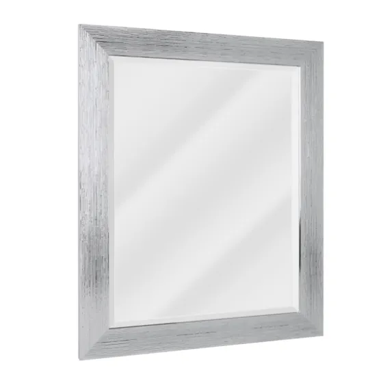 Silver Textured Chrome Framed Wall Mirror-Kirkland's Home Fashion