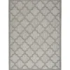 Silver Trellis Indoor/Outdoor Area Rug, 6X9-Kirkland's Home Best Sale