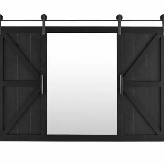 Sliding Barn Door Wall Mirror-Kirkland's Home Flash Sale