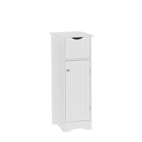 Slim Single Door Cabinet With Drawer-Kirkland's Home Hot