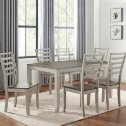 Smoked Honey And Alabaster Dining Chairs, Set Of 2-Kirkland's Home New