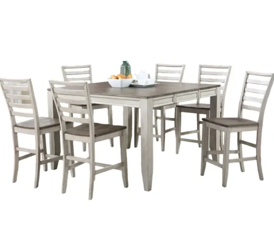 Smoky Alabaster Wooden 7-Pc. Dining Set-Kirkland's Home Cheap