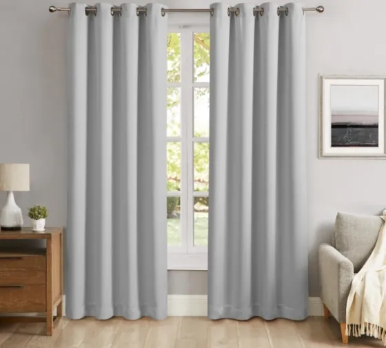 Smoky Blackout Curtain Panel Set, 108 In.-Kirkland's Home Sale