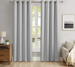 Smoky Blackout Curtain Panel Set, 84 In.-Kirkland's Home Cheap