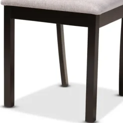 Smoky Gray Upholstered Swoop Back 5-Pc. Dining Set-Kirkland's Home Best Sale
