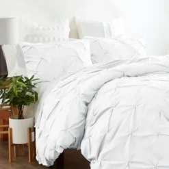 Soft Pinched 3-Pc. Queen Duvet Cover Set-Kirkland's Home Clearance