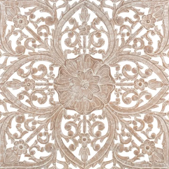 Square Champagne Floral Wood Plaque-Kirkland's Home Best Sale