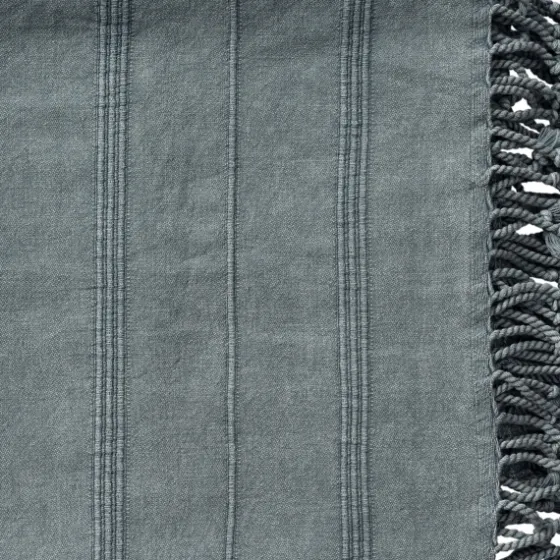 Steel Woven Stripes Cotton Throw-Kirkland's Home Flash Sale
