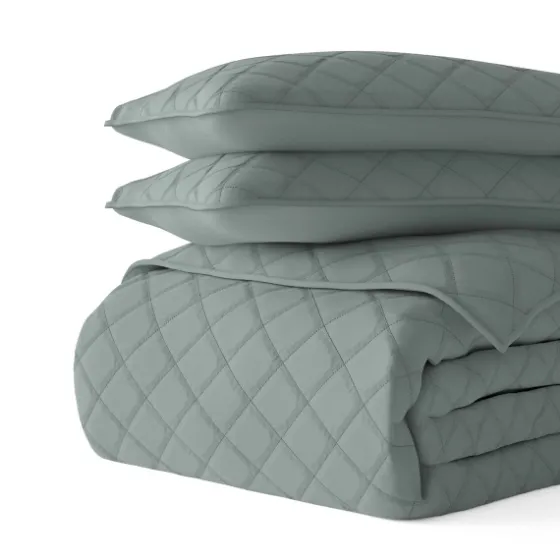 Stitched Diamond 3-Pc. King Quilt Set-Kirkland's Home Best Sale