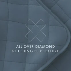 Stitched Diamond 3-Pc. King Quilt Set-Kirkland's Home Shop