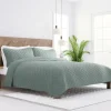 Stitched Diamond 3-Pc. Queen Quilt Set-Kirkland's Home Cheap