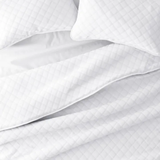 Stitched Diamond 3-Pc. Queen Quilt Set-Kirkland's Home Outlet