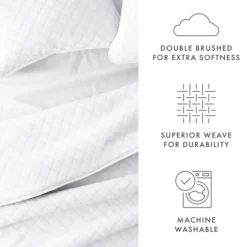 Stitched Diamond 3-Pc. Queen Quilt Set-Kirkland's Home Outlet