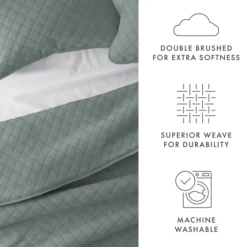 Stitched Diamond 2-Pc. Twin Quilt Set-Kirkland's Home Clearance