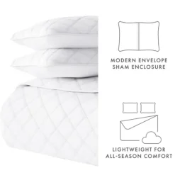 Stitched Diamond 2-Pc. Twin Quilt Set-Kirkland's Home Discount