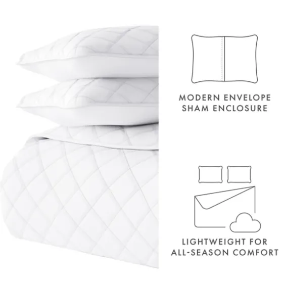 Stitched Diamond 2-Pc. Twin Quilt Set-Kirkland's Home Discount