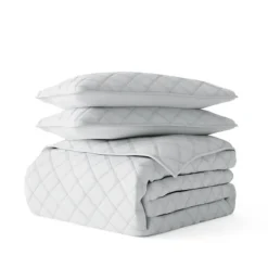 Stitched Diamond 2-Pc. Twin Quilt Set-Kirkland's Home Fashion
