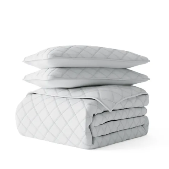 Stitched Diamond 2-Pc. Twin Quilt Set-Kirkland's Home Fashion