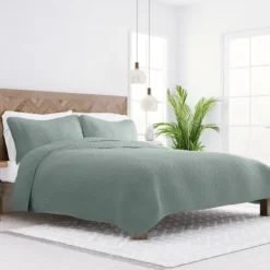 Stitched Floral 2-Pc. Twin Quilt Set-Kirkland's Home Outlet