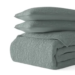 Stitched Floral 2-Pc. Twin Quilt Set-Kirkland's Home Outlet