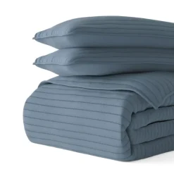 Stitched Stripes 3-Pc. King Quilt Set-Kirkland's Home Online