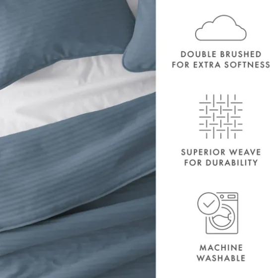 Stitched Stripes 3-Pc. King Quilt Set-Kirkland's Home Online